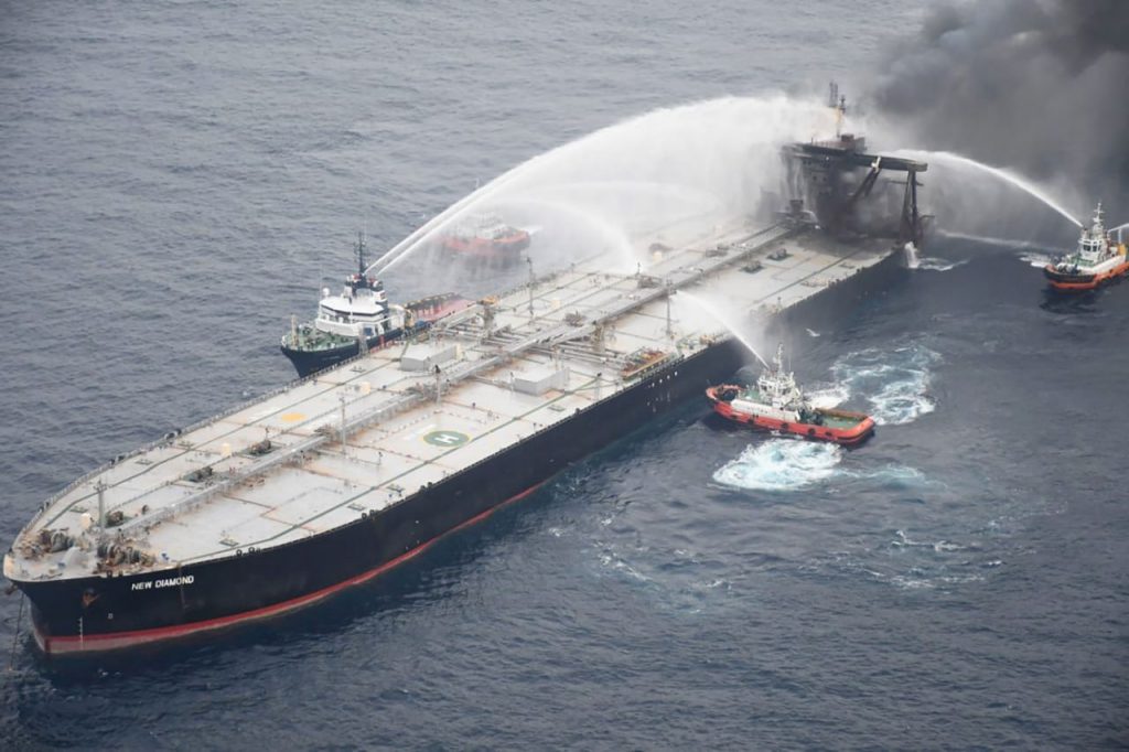 New Diamond Captain Released as Case of Burnt-Out Oil Tanker Concludes