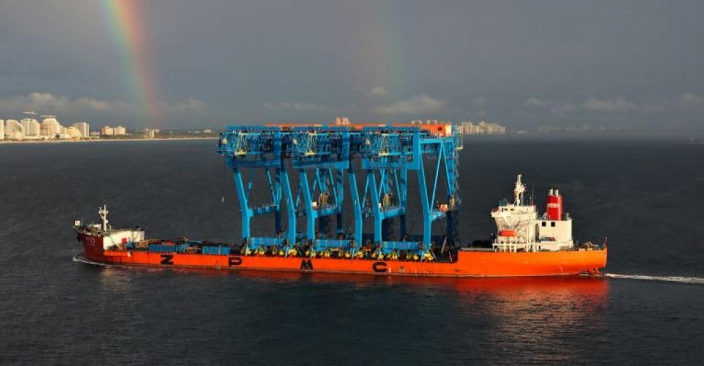 Port Everglades Receives World’s Largest Low-Profile STS Cranes