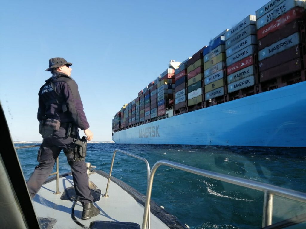 Maersk Elba Loses Power After Fire Off Portugal