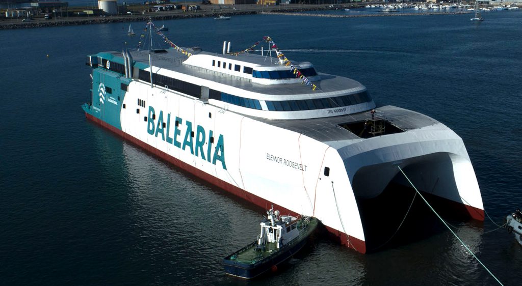 Baleària LNG-Powered Fast Ferry Starts Sea Trials