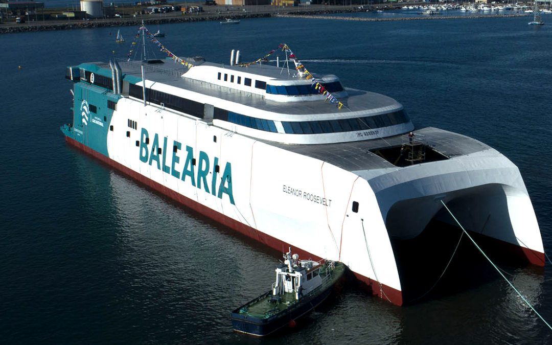 Baleària LNG-Powered Fast Ferry Starts Sea Trials