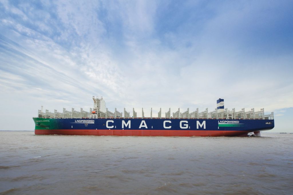 CSSC Delivers 6th LNG-Powered Giant To CMA CGM