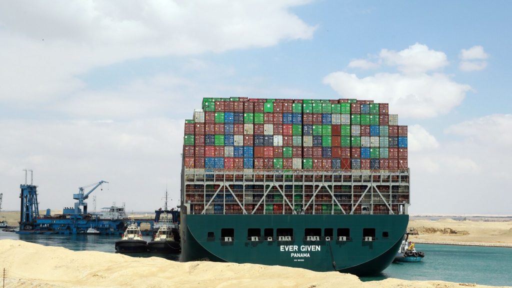 Evergreen Looks At Moving Cargo From Seized Suez Ship