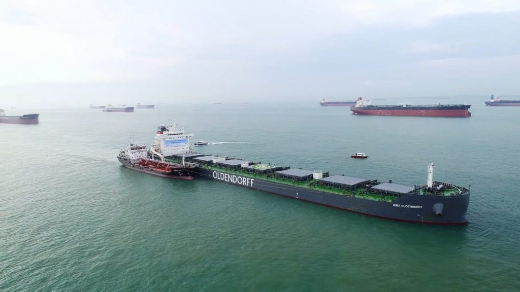 First Test Of Biofuel In Singapore Conducted By BHP And Oldendorff