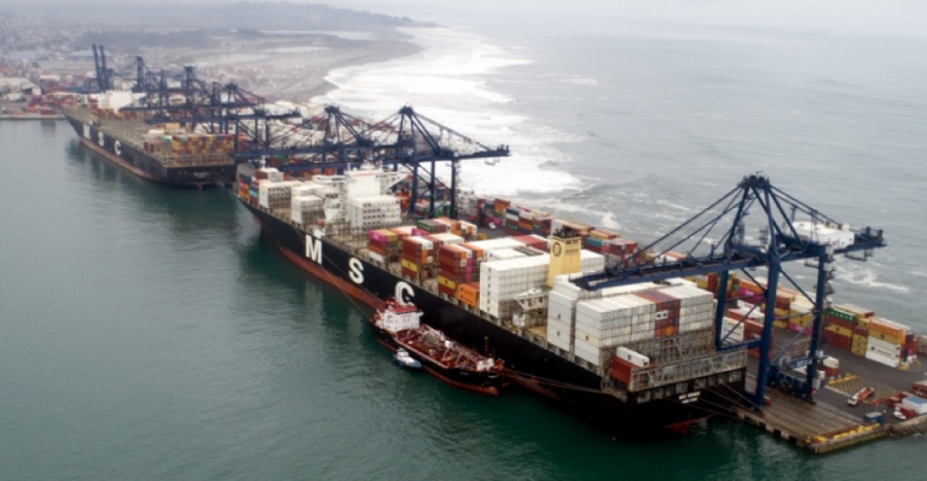 STI In Chile First With Dual Berthing Of Neo-Panamax Boxship