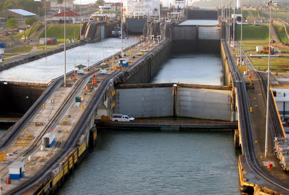 Historic drought, hot seas slow Panama Canal shipping