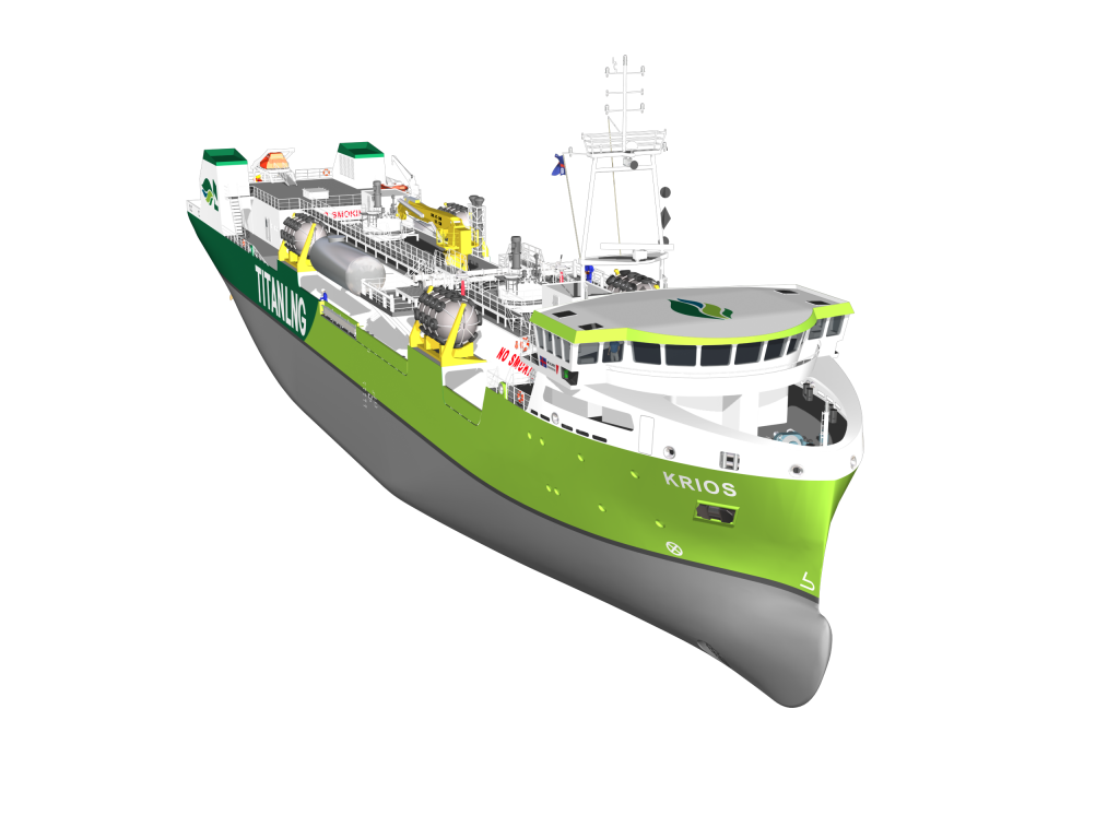 Titan Plans First Dual-Fuel Bio-LNG Bunkering Vessel