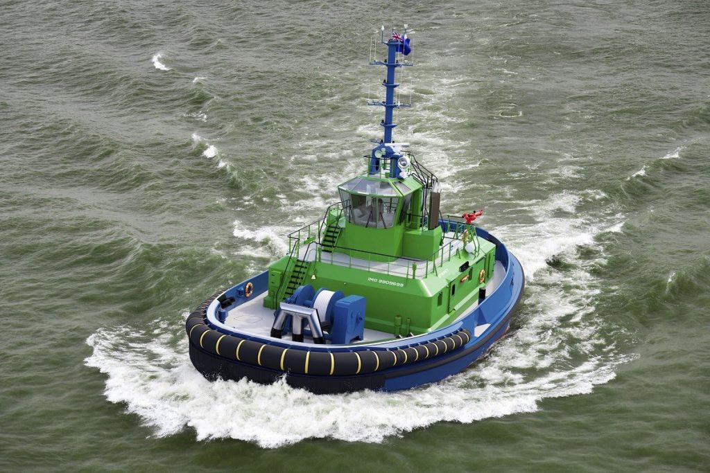 Damen Fits Batteries On Its All-Electric Tug