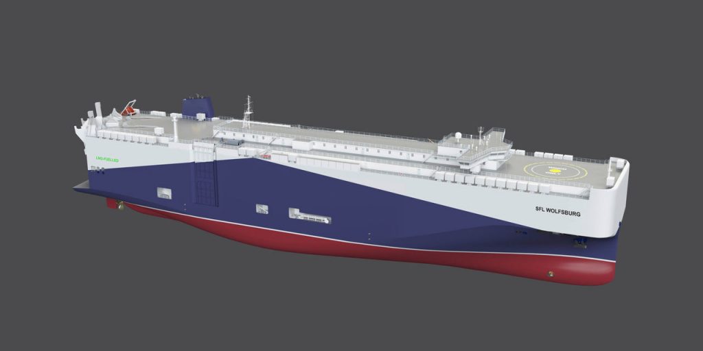 Volkswagen Adds Four LNG-Powered Car Carrier Newbuilds