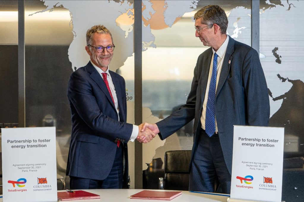 TotalEnergies And Columbia Shipmanagement Enter Partnership To Foster Energy Transition With A Focus On Shipping