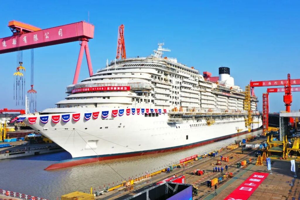 Cruise vessel calls at New Mangalore Port