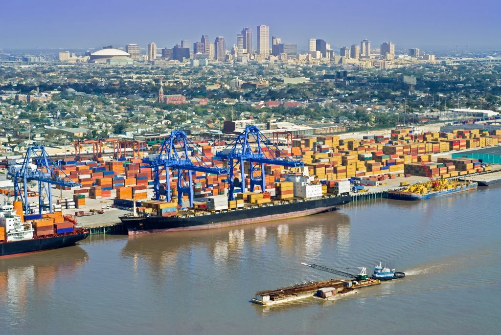 New Orleans Port Takes Delivery Of Four Post-Panamax Cranes