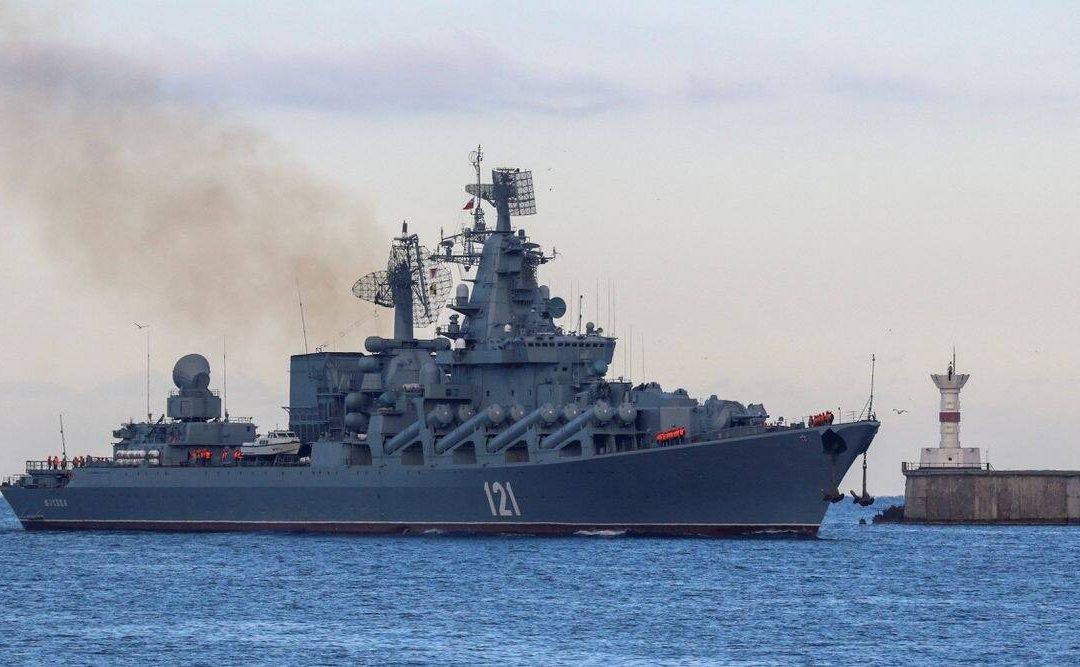 Russia Says Flagship Of Black Sea Fleet Badly Damaged By Blast