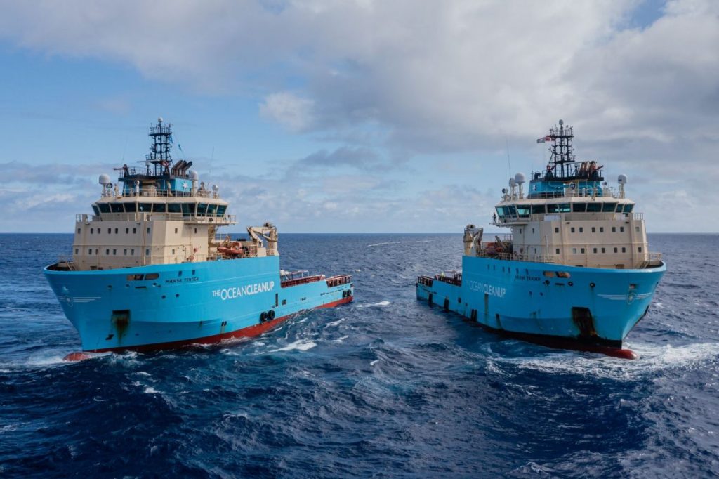 Maersk Supply Vessels To Continue Ocean Plastic Clean-Up Work