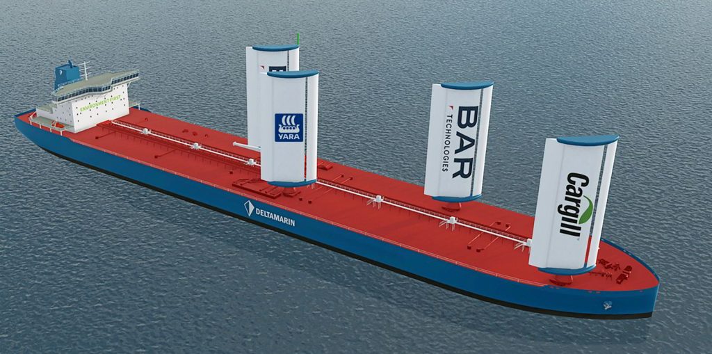 WindWings Propulsion Demonstration Set For 2023 On Bulker