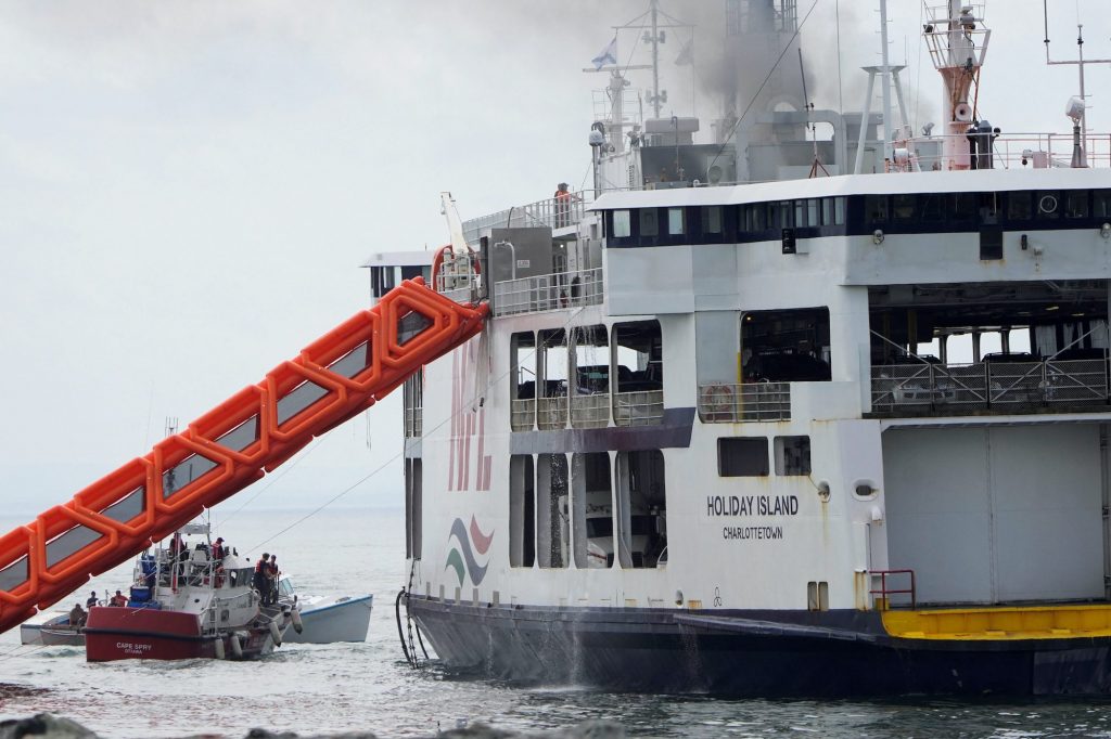 Ferry Carrying Over 180 Passengers Suffers Engine Room Fire Off Canada’s Prince Edward Island