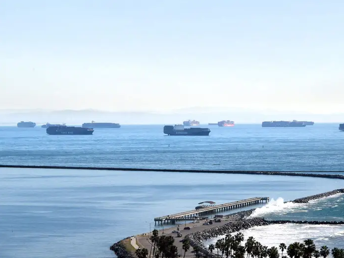 Record Container Ship Traffic Jam As Backlog Continues To Build