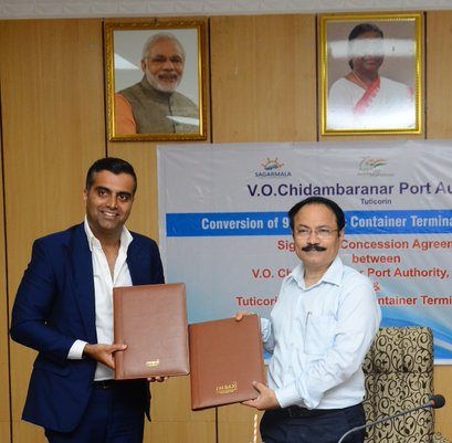 VOC Port Inks Concession For New 600,000 TEU Container Terminal In India