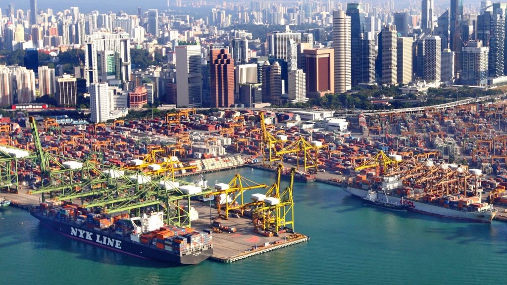 Asian shipping lines are reporting steep revenue declines