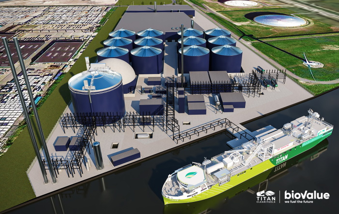 Titan to build the world’s largest biomethane liquefaction plant