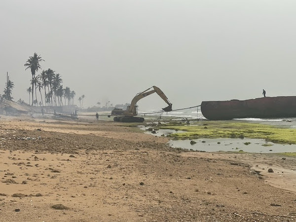 Polluting shipbreaking practices threaten Ghanian shores