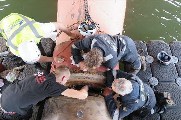 Repairing Scrubber Overboards and Scrubber outlet pipes Underwater