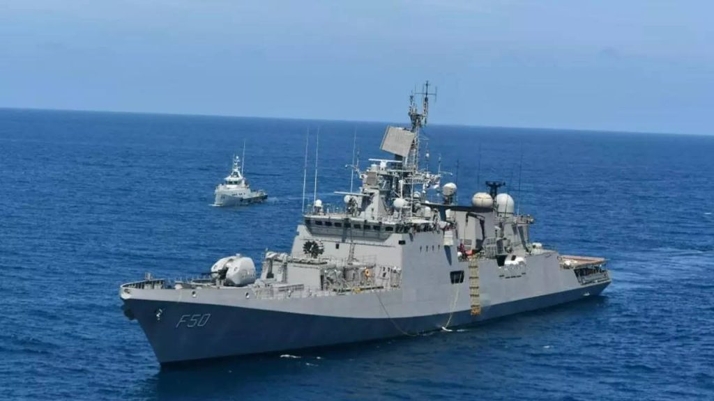 India is first port of call for UK ship in Indian Ocean