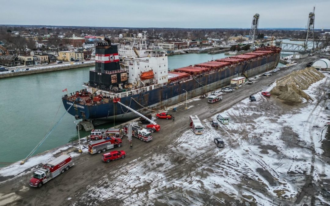 Engine Room Fire on ‘Algoma Discovery’ in Winter Lay-Up