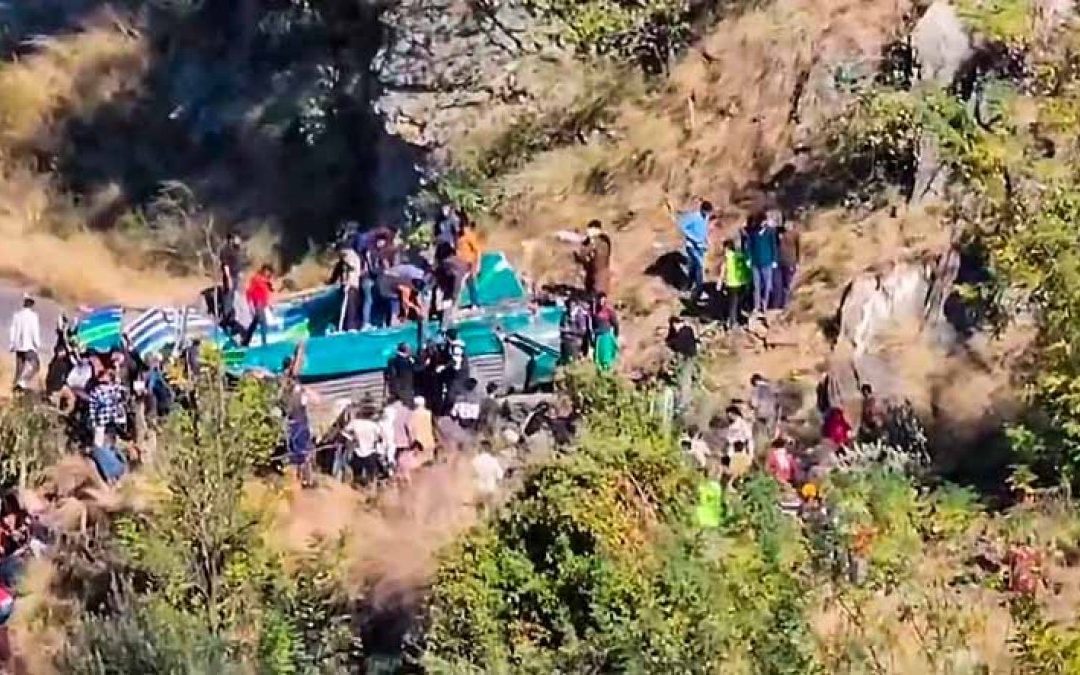 22 Dead, Including 6 Children and 8 Women, After Bus Falls into Gorge in Jammu