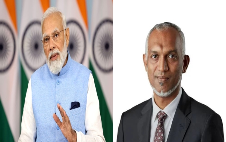 PM Narendra Modi Back at Work, Engages Maldives President Muizzu at Presidential Banquet