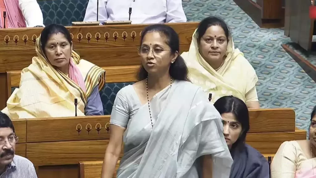 Supriya Sule Alleges ‘Censorship’ of Non-Hindi Speeches on Sansad TV; Channel Denies Claims