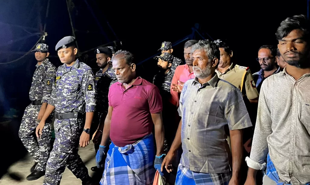 21 Indian Fishermen Released from Sri Lankan Custody Return Safely