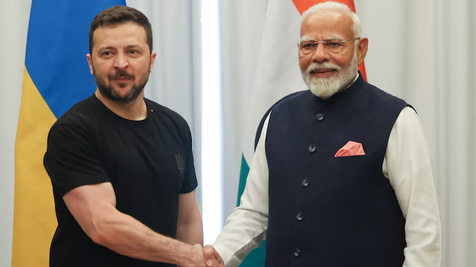 PM Modi meets Ukraine President Zelenskyy for the second time in a month, reiterating India’s commitment to peaceful conflict resolution.