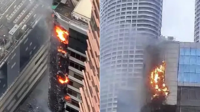 Major Fire Breaks Out at 15-Story Building in Mumbai’s Kamala Mills