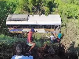 25 Injured as Bus Falls into 30-Foot Gorge in Andhra Pradesh