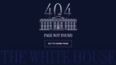 ‘Error 404’ on White House Constitution Page After Trump Inauguration