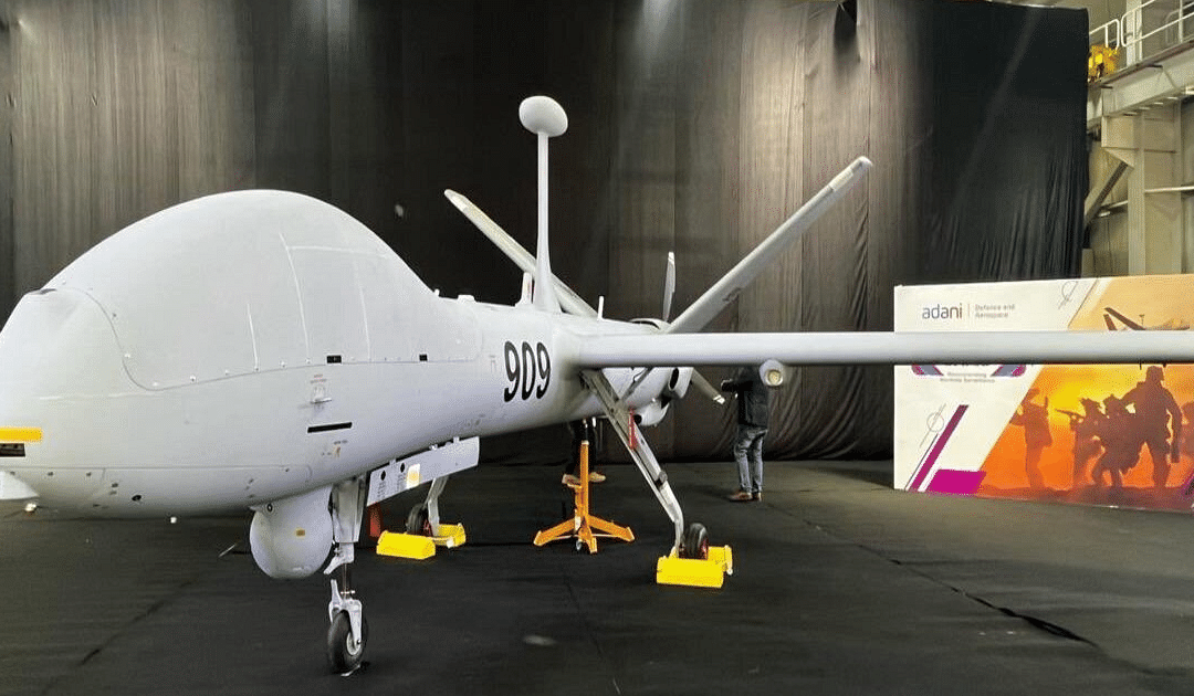 Israeli-Origin Heavy-Duty Military Drone Crashes Off Porbandar Coast