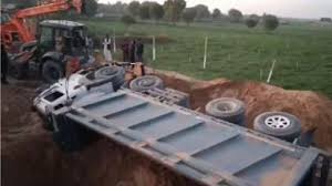 Dumper Overturns at Road Construction Site, Killing Three Women and a Toddler